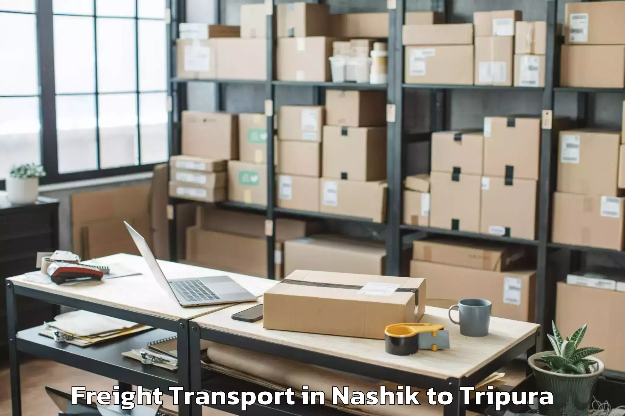 Hassle-Free Nashik to Icfai University Tripura Agart Freight Transport